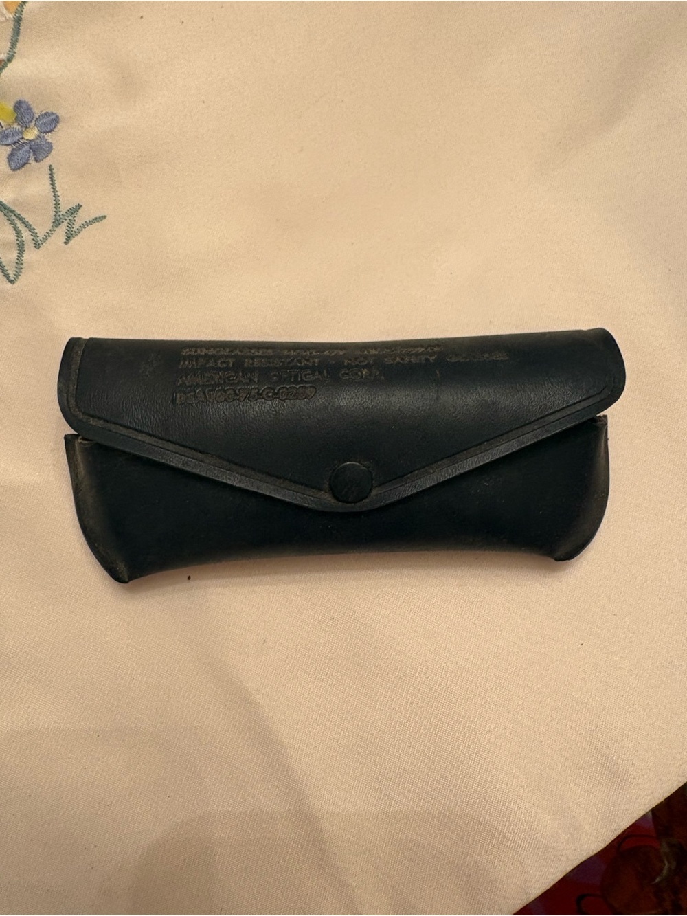 Vintage Sunglasses /Case - Snap Closure American Optical Corp.